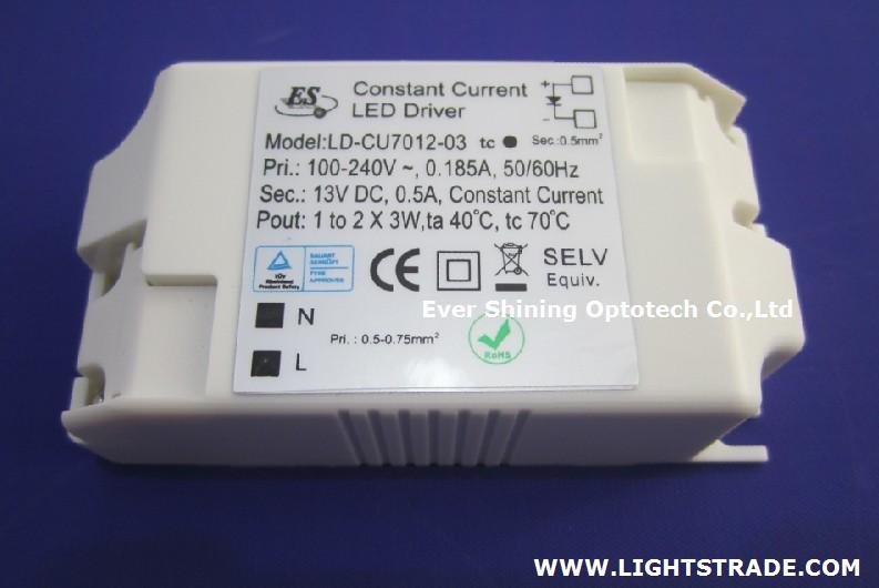 6W 700mA Constant Current LED driver for TUV CB products approval