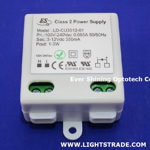 3W 350mA Constant Current LED driver for UL CUL TUV CE products approval