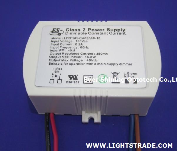 16.8W 350mA AC Dimmable Constant LED driver for UL CUL products approval