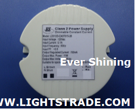 12W 1A AC Dimmable Constant Current LED driver with CE RoHs product approval