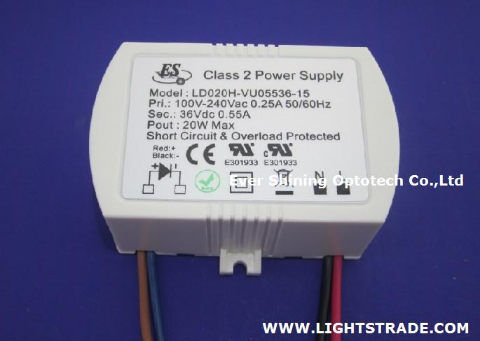 DC 36V 35W Constant Voltage with UL CUL CE product approval