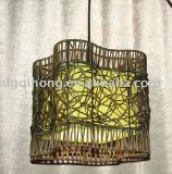 wicker rattan pendant lamp