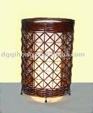 rattan table lamp