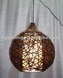 rattan pendant lamp