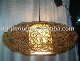 wicker rattan pendant lamp