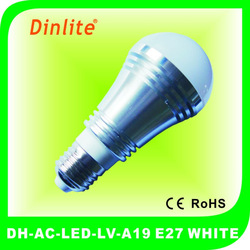 DH-AC-LED-LV-A19 E27 WHITE LED LAMP