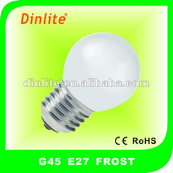 G45 E27 FROST ROUND BULBS