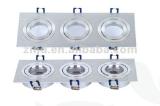 60W 95% energy saving CE certificated LED downlight/ceiling light (ZN75-2AL)