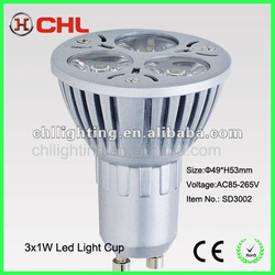 Hot sell 3w gu10 led lighting bulb