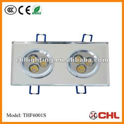 High quality crystal led ceiling light for two ways
