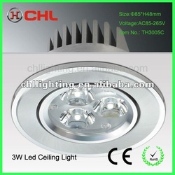 Zhongshan 3w led ceiling light for indoor