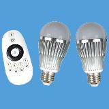 2.4G  remote or Wifi control brightness and colour temperature Adjustable LED bulbs