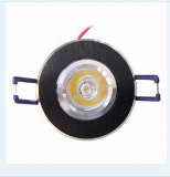 2W LED Ceiling Lamp with Black Line Flat