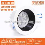 5W ANTI-GLARE LED CEILING LIGHT/DOWNLIGHT/SPOT LIGHT CE/ROHS/SAA CERTIFICATE APPROVED (ITEM NO.:RM-THW0002)