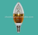 E14 E27 commercial 3w led candle bulb