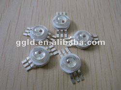 3W RGB led diodes with 6 legs
