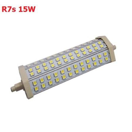 R7s 15W LED Bulb with 72 x 5050 SMD chips in Cool White equivalent to 150W Halogen
