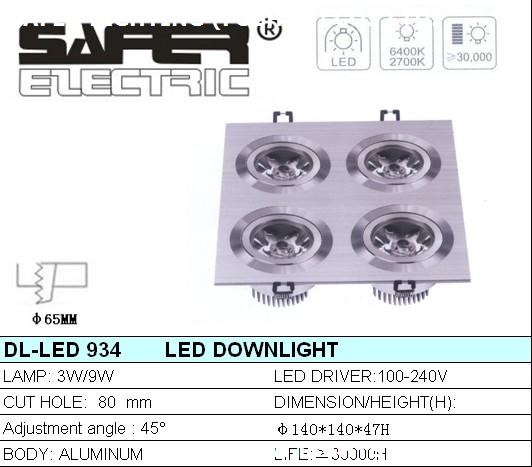 LED light MR16 COB Integration & Split DL-LED 934