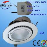 2012new ,high lumen led round spot light CE ROSH SAA approved