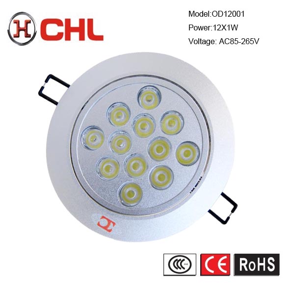 Approved CE,RoHS 12W led ceiling light