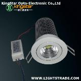 12W LED Down Light with 750-900 lm and external power supply