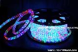 LED Flat Three Wires Rope Lights (Multi Color)