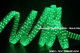 LED Flat Three Wires Rope Lights (green)
