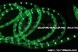 LED rope light round 2 wires (green)