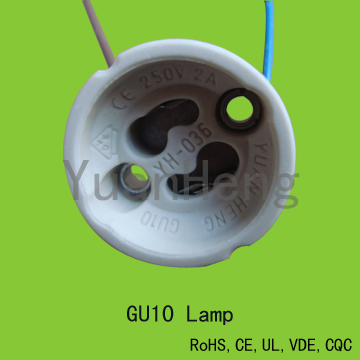 GU10 Lampholder with VDE, UL and CE Product Approvals