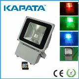 outdoor lighting IP65 IR Remote controll Color changing 80W rgb led floodlight