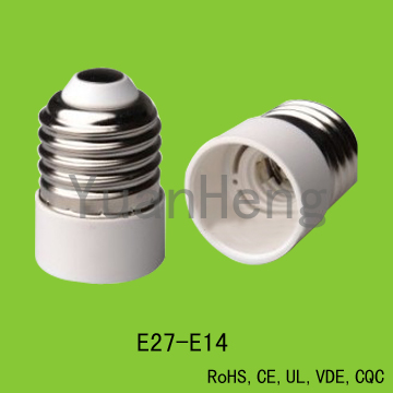 Lamp Socket Adapter Е27 to Е14 with CE Product Approvals