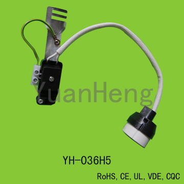 Lampholder Assembly with VDE, UL and CE Product Approvals