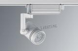 Dimmable BK / WH 50-60 Hz 30W / 40W LED Track Light Fixtures For Shopping Malls