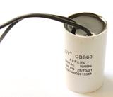 CBB60 type metalized polypropylene film AC motor capacitor