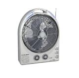 12 inch Rechargeable Fan 287 with Radio, LED light