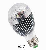 LED Bulb AC100～220V 4.5W 300lm aluminum alloy + glaze/ rosting/ PC cover