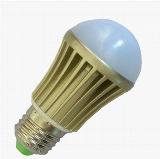 LED Bulb AC100～220V 3W 255lm aluminum alloy + glaze/ rosting/ PC cover/