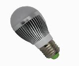 LED Bulb AC100～220V 3W 255lm aluminum alloy + glaze/ rosting/ PC cover/