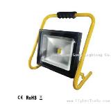 50W LED Rechargeable Floodlight with holder,approval by TUV