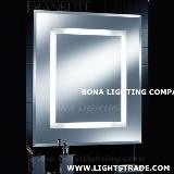 65x60cm Mirror with Frosted Perimeter