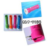 SLT-9988 colourful plastic led rechargeable flashlight