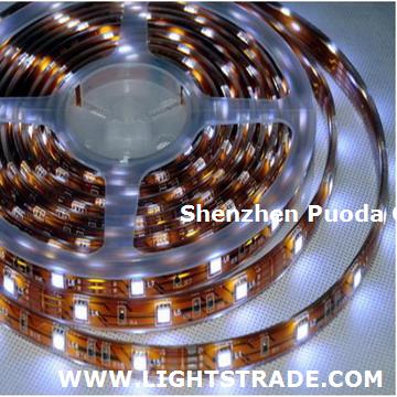 5M per roll waterproof flexible led strip with 3M tape hotel use