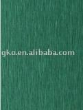 green brushed aluminum coil
