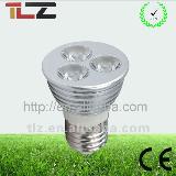 2012 aluminum E27 LED cup light 3*1w cool price hotsale light