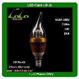 3W Warm White E14 LED Candle Bulb with CE Approval