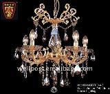 Die-cast Arms Classic Crystal Chandelier Hanging Lights