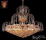Traditional Exotic Gold Crystal Chandelier Lighting