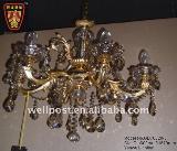 Wrought Arms Crystal Hanging Lights