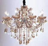 Classical Champagne Crystal Pendant Lamp