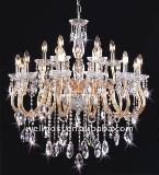 Glass Arms Champagne Mosque Chandelier
